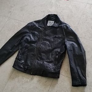 Rare Authentic XL  Leather Levi motorcycle jacket